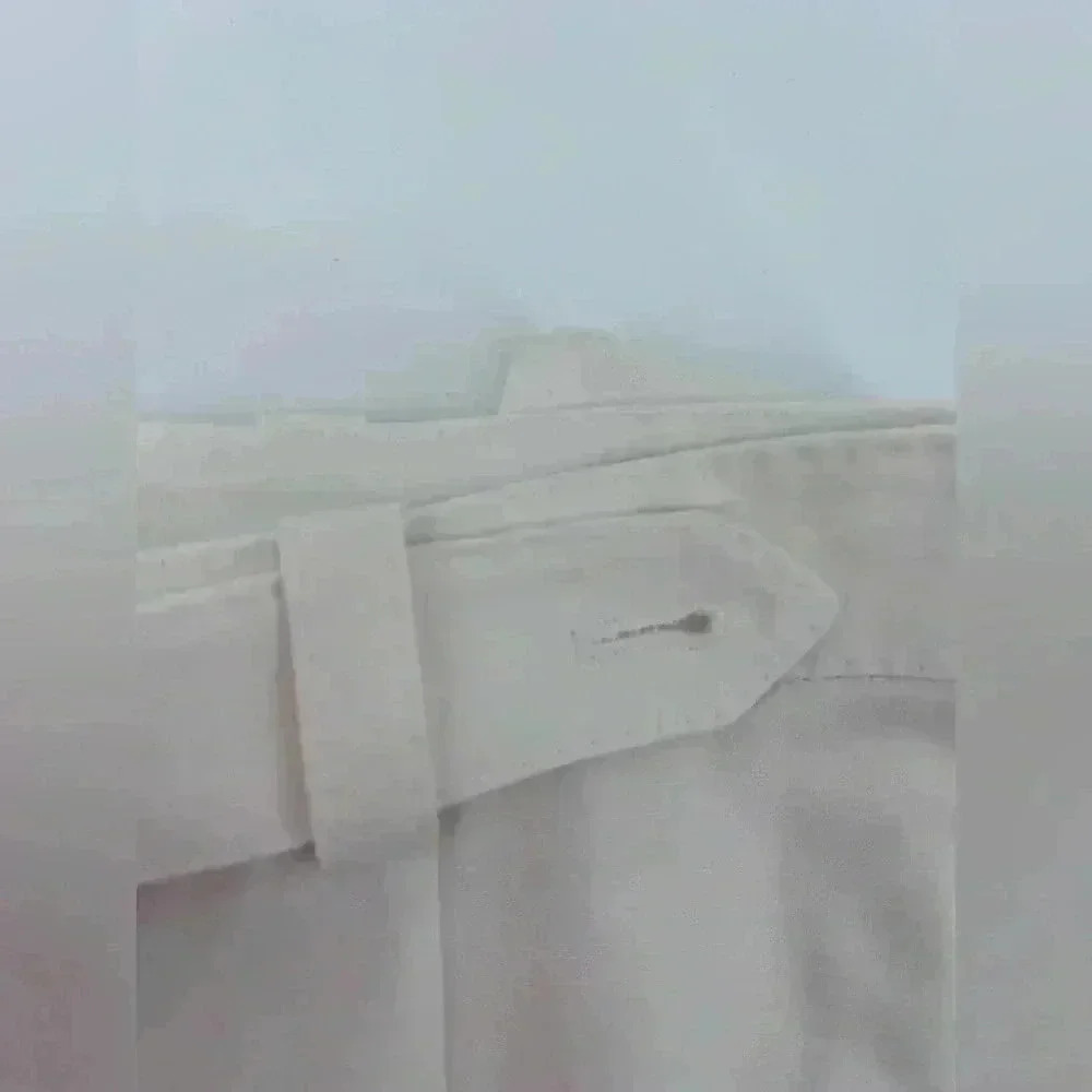 NWT Loro Piana trousers in off white size 44 made in Italy US 10 Missing Buttons - Picture 7 of 14